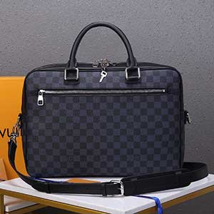 Damier Cobalt涂層帆布棋盤格<a href=/tag/bag/gongwenbao.html target=_blank class=infotextkey>男士公文包</a>N41347