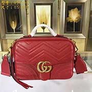 GUCCI古奇 專柜品質 采用進口牛皮 原廠五金！精致做工 獨家實物拍照 質量如圖可見 款號：498100尺寸：25*19*8