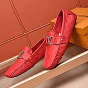 -LV高等代買 男士2018春款專柜同步發售 意大利進口牛皮壓格皮面+原版立體官網同步壓花花紋壓塑 全進口豬皮里 完全一比一復刻 官網1:1鞋底：原廠特供原版底 獨家活動成型底超級舒適 原廠跟單貨 高