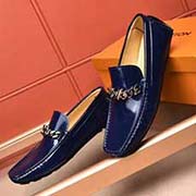 羊里路易威登·louisvuitton 2018春夏專柜GLORIA系列款 原廠特供皮料生產 原版楦型。以遍布鞋面的Monogram壓紋等精致工藝細節展現優雅風貌的經典開車套腳休閑鞋 意大利進口小牛皮