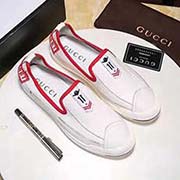  GUCCI古奇 中碼以下建議拿小一碼 男碼38/4445可以訂做 等級：高品質 材料：頭層牛皮 單層皮。原版橡膠大底 款式類別：休閑鞋百搭舒適 顏色：白