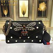 GUCCI古奇 專柜品質 采用進口牛皮 原廠五金！精致做工 獨家實物拍照 質量如圖可見 款號：453778尺寸：25*16*4