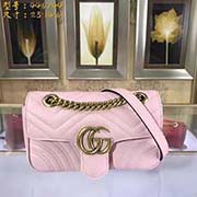 小號GUCCI古奇 專柜品質 采用進口牛皮 原廠五金！精致做工 獨家實物拍照 質量如圖可見 款號：446744尺寸：23*14*6