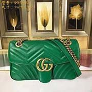 中號GUCCI古奇 專柜品質(zhì) 采用進(jìn)口牛皮 原廠五金！精致做工 獨家實物拍照 質(zhì)量如圖可見 款號：443497尺寸：26*21.5*7