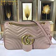 大號GUCCI古奇 專柜品質 采用進口牛皮 原廠五金！精致做工 獨家實物拍照 質量如圖可見 款號：443496尺寸：31*19*7