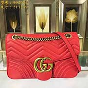 大號GUCCI古奇 專柜品質 采用進口牛皮 原廠五金！精致做工 獨家實物拍照 質量如圖可見 款號：443496尺寸：31*19*7