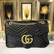 大號GUCCI古奇 專柜品質 采用進口牛皮 原廠五金！精致做工 獨家實物拍照 質量如圖可見 款號：443496尺寸：31*19*7