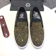 -PP高等代買男士2018專柜同步發售 正碼數：38-44 意大利進口高絲光牛皮 奧地利水鉆 全進口羊皮內里鞋底：原廠特供原版底 獨家活動成型底超級舒適 原廠跟單貨 高品質