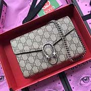GUCCI古奇 不管是用料 做工 logo 鋼印 編碼 走線 每一個細節都將古奇的精彩內涵表現得淋漓盡致 質量保證 售后無擔憂 原廠材料！實物拍攝 質量如圖可見 型號：401231尺寸：20*13*6