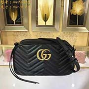 大號GUCCI古奇 專柜品質 采用進口牛皮 原廠五金！精致做工 獨家實物拍照 質量如圖可見 尺寸：24*13*7款號：447632