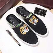  GUCCI古奇 中碼以下建議拿小一碼 男碼38/4445可以訂做 等級：高品質 材料：鞋面刺繡配網面 綿羊皮內里 原版橡膠大底 款式類別：半拖系列 百搭舒適 顏色： 色可選