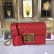 GUCCI古奇 專柜品質 采用進口牛皮 原廠五金！精致做工 獨家實物拍照 質量如圖可見 款號：409487尺寸：20*12.5*8