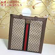 gucci古奇GUCCI新款原單品質 皮質柔軟 細節登場 2018新購物袋 超級大包很能裝 包配小pouch 可以放隨身東西 搭配紅綠條整體復古韻味非常美 凹造型尤物 款號: 519335尺寸：寬4