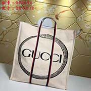 gucci古奇 新系列胚帆布 超級購物袋 大量定制進口材料休閑百搭款 以貓咪 為主搭配Guccilogo活靈活現 彩帶搭配 做主打 給人眼前一亮的感覺 款號: 484690尺寸：寬38*高43*側寬1