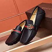 羊里Gucci 新款創意獨特休閑豆豆鞋2018官網新款男士專柜系列 高等 品質 真材實料 南非進口頭層牛皮 原廠御用耐磨膠塑大底 原版開模 高等做工高等大氣廠尊貴! size：38-464-12