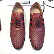 GUCCI古奇男士皮鞋官網(wǎng)原版1:1開模 品質(zhì) 鞋面采用進(jìn)口意大利小牛印花皮面皮 透氣牛里 做工精細(xì) 高等大氣。有時(shí)尚典范造型。橡膠耐磨防滑大底。碼數(shù)：38-44