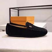 . LOUIS VUITTONLV 男士 樂福鞋 休閑 駕車鞋 豆豆鞋！專柜同步～代買貨！原版進口磨砂皮 豬皮內里 吸汗豬皮墊腳 原版橡膠大底！size：38-45