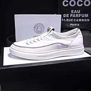 P范思哲官網真品代買 專柜1:1 拆解 精工制作 意大利進口頭層牛皮透氣鏤空百搭 原版復刻滑板鞋橡膠大底 經典百搭 男鞋碼數：38-44 白色。