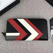 PRADA男士單拉鏈錢包 專柜新款式 官網同步 2ML317 黑色拼色字嘜 意大利高等原單十字紋牛皮質感極好 復雜拼色設計 更加時尚獨特