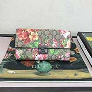 453156 GG新款皮夾padlock系列新款造型 高等進口牛皮 專柜同步 22x14x2.5cm 紅印花玫瑰紅