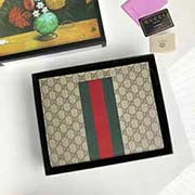 原單品質 烏木色雙G手拿包 采用進口粒面牛皮 古銀色五金配件 475316啡色 26cmx20cmx6cm