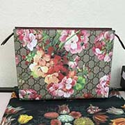 475316 古奇新款熱賣手包 配以GG天竺印花圖案精心搭配制作內部空間充裕 高等意大利進口牛皮 古銀金屬 28x20x6.5cm 紅印花玫瑰紅