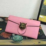 414985 古奇款豹頭五金單肩拉鏈包新色 意大利高等進(jìn)口牛皮 精致做工 櫻花粉 19x11x2.5cm