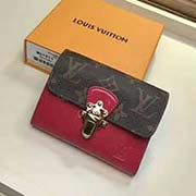 新品 M61911 漆皮枚紅 CHERRYWOOD 短款錢夾 C