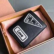 MIUMIU pocket wallet 專柜新款錢夾 5MV204 里外都是進(jìn)口高等馬德拉斯山羊皮 雙面手工刺繡 內(nèi)里miu標(biāo)識(shí)燙字 百元鈔銀行卡硬幣零錢通通可以收入其中 8 11cm