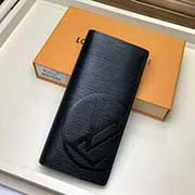 M63511 水波紋黑 BRAZZA 錢夾 Epi Initials主