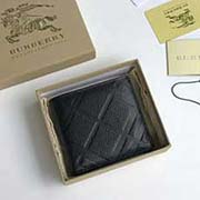 Burberry 柏寶利 原單出品 采用進口摔紋牛皮壓花 古銀色五金配件 39769301黑色 11cmx10cm