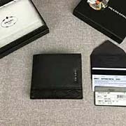 PRADA男士短款錢夾 專柜新款式 官網同步 2M0513 黑色黑色菱形拼色 意大利高等原單十字紋牛皮質感極好 長11cm高9.5cm