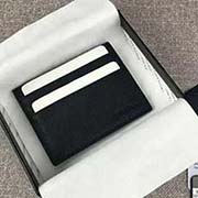 PRADA爆款男士卡包 專柜新款式 官網同步 2MC223 深藍壓字嘜 意大利高等原單十字紋牛皮質感極好 長10cm高8cm