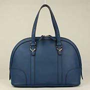 古奇帆布休閑時尚女士通勤包309617寶藍全皮