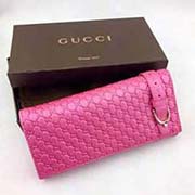 全皮經典款女士 手拿包 古琦錢包 長款包 G266498粉