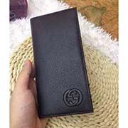 新款男士錢包 真皮長款錢包 真皮西服錢夾 全皮長款