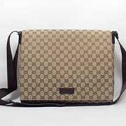 gucci新款潮時尚休閑帆布包經典男包單肩斜挎包14586