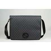 2012年新款時尚男包 酷奇單肩斜挎包包222291PVC黑色