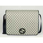 古奇男包 gucci單肩包 時(shí)尚PVC 古琦男士斜挎商務(wù)包 