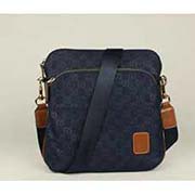 2013新款gucci男式單肩斜跨款298608藍色尼龍料布韓