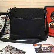 gucci145857黑布黑皮 34X20X2cm 真正高原版品質