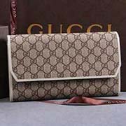 Gucci古奇錢包 男女長款搭扣經典