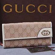 真皮三折字母帆布男女士長款錢包 錢夾 手拿包 卡包 