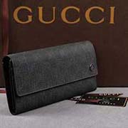 gucci 203861 黑PVC黑皮 古奇pvc錢