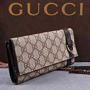 專柜真品gucci錢包男士錢夾深啡