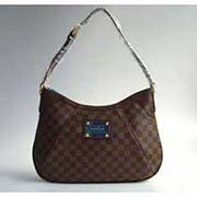 LV新熱賣 時尚女包 女士包 黑色棋盤格單肩