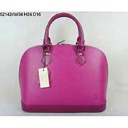 LV 52142 時尚炫目玫紅手提包---