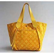LV黃色老花單肩LV新款包M95985_牛仔包 手提包 女包大品牌包包