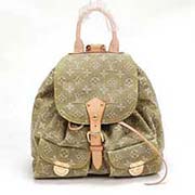 LV歐美 女包 牛仔M95241棉麻帆布