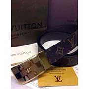 真品潮款LV韓版男士皮帶真皮女